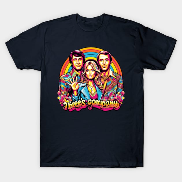 Retro Three's Company T-Shirt by elegantelite